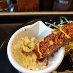 松のや - 最後の１切れは、タルタルで。