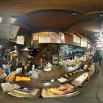 西口やきとん - Google PhotoSphereで撮った全天球パノラマ店内∠( ﾟдﾟ)／
