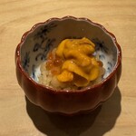 鮨 一二郎 - 雲丹とイクラの小丼。