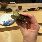 鮨 一二郎 - 大好きな海ぶどう巻き(*´ω｀*)