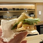 鮨 一二郎 - 大葉とパイナップルが名脇役❤️❤️❤️