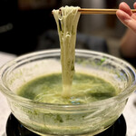 生つくねと秘伝しゃぶしゃぶ 田 - そうめん