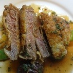 洋食 三浦亭 - ビーフカツ断面