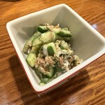 もつ焼き ぶちや。 - ぶちやの梅きゅうり