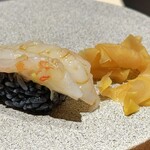 麻布 黒しゃり - 