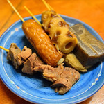 Shizuoka Odenya Obachan Aoba Yokocho - 厳選　静岡おでん５本盛550円