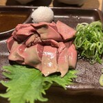 にんにく鶏焼肉サン - レバ刺し追加