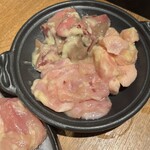 にんにく鶏焼肉サン - 肉追加
