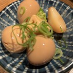 にんにく鶏焼肉サン - にんにくうずら