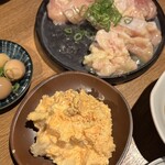 にんにく鶏焼肉サン - ポテサラ