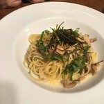 トマト＆オニオン - 和風シソ明太子スパゲティ