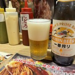 大阪お好み焼き 清十郎 - とりあえずビール^_^