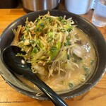登龍門 - みそ味ネギラーメン（普通盛り）