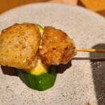 やきとり割烹 旬季 - 天城軍鶏 腰の皮♡胸騒ぎの腰つき〜♪