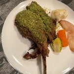 フレンチラムラック 子羊の香草パン粉焼き