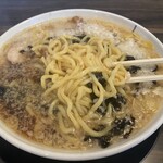らーめん みずさわ - 背脂醤油麺アップ