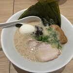 博多 一風堂 - バリ盛り白丸（粉おとし→カタ）