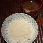 四間道 とりう - おくどさんで炊いた白ご飯