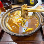 EXPASA御在所（下り線）「山本屋本店」 - 八丁味噌の濃いめの味に名古屋コーチンがとても良く合います