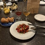 d'or - 苺のブラッタチーズ