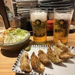 炭火焼鳥と一口餃子 TORA鶏YA - 