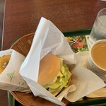 モスバーガー - モス野菜とオニポテとコーヒー