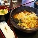 花りんご - もやしラーメンともやしごはんのセット♪