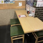 太陽ホエール - 案内された席。