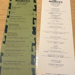 ミスター モーリスズ イタリアン - メニュー