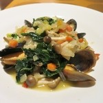 菜厨瑠 - 牡蠣とムール貝のアクアパッツア