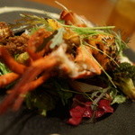 裏参道牛肉店 - 活オマール海老のマリアージュ