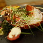 裏参道牛肉店 - 活オマール海老のマリアージュ