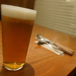 裏参道牛肉店 - ここでもシャンディガフw