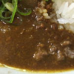 元町通り3丁目 - 2015.1.4 神戸キーマカレー(週替わりスープ付き)650円。トッピングの自家製とろとろ煮たまご100円◎