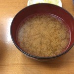 とんかつ山家 - しじみの味噌汁