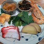 サケとアテ 蔵元佳肴 いづみ橋 - アテコースの八寸