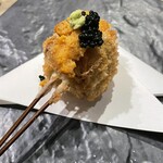 新宿立吉八寶楼 - 雲丹肉〜キャビア乗せ