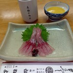 京極かねよ - 鯉お造り……酢味噌が旨い！！