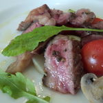 アチェーロ - 国産牛のタリアータ（シェフのおすすめコースランチ）