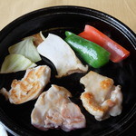 Tsurumaru Kaikan Shimadu Tei - 鶏肉（いずみ親子ステーキご飯）