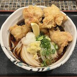 たけうちうどん店 - とり天ぶっかけ