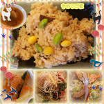 菜食健美 - きのこ御飯＆副菜