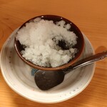 手酌割烹 てら田 - シャーベット、お口直し