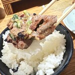 虎ノ門 たれ焼肉のんき - ヒレネギ＆ごはん