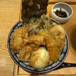 おだしうどん 釜飯 かかや - 【鶏の親子丼天丼】