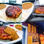 国産の若鶏 やきとりザンギNo.1 - スパイスカレー＋つくねハンバーグ200g