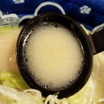 味の民芸 - 長崎ちゃんぽんうどんスープ インザ レンゲ
