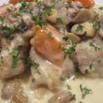 ラミティエ - 豚すね肉のブランケット（クリーム煮）
      バターライス添え
      