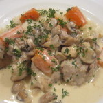 ラミティエ - 豚すね肉のブランケット（クリーム煮）
      バターライス添え
      