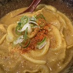 うどん 四方吉 - 【2026.1.20(火)】刻みネギと七味唐辛子を入れた